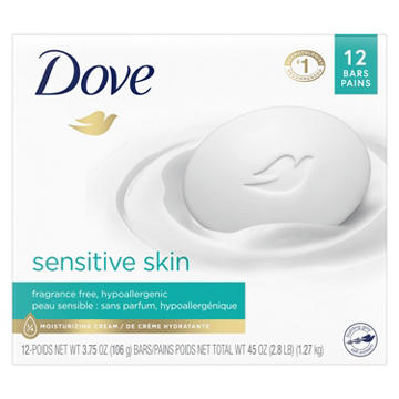 Dove Sensitive Skin Moisturizing Beauty Bars