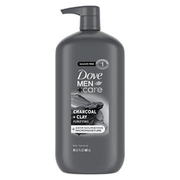 Dove Men+Care Men+Care Purifying Body and Face Wash - Charcoal & Clay