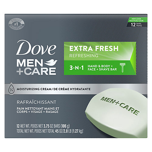 Dove Men + Care Skin Defense Bar Soap, 6 ct / 3.75 oz - Kroger