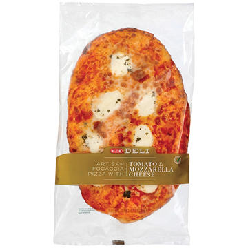 H-E-B Deli Artisan Focaccia Pizza - Tomato & Mozzarella