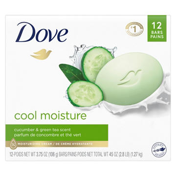 Dove Skin Care Beauty Bar Cucumber and Green Tea