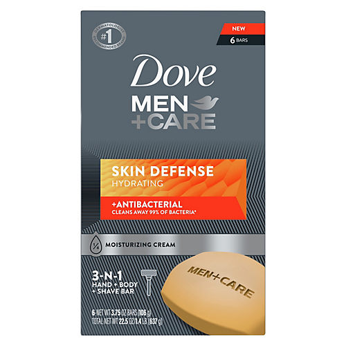 Dove Men+Care Body and Face Bar to Clean and Hydrate Skin Extra Fresh Body  and Facial Cleanser More Moisturizing Than Bar Soap, 3.75 oz, 4 Bars