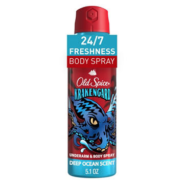 Old Spice Men's Aluminum Free Body Spray - Krakengard