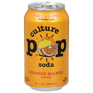 Culture POP Probiotic Soda - Orange Mango & Lime