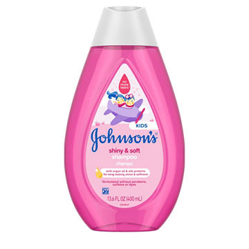 Johnson's Kids Shiny & Soft Tear-Free Shampoo + Argan Oil