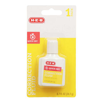 H-E-B Quick Dry Correction Fluid