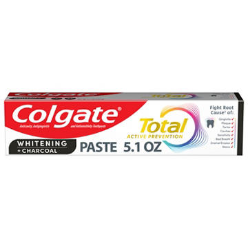Colgate Total Whitening + Charcoal Toothpaste