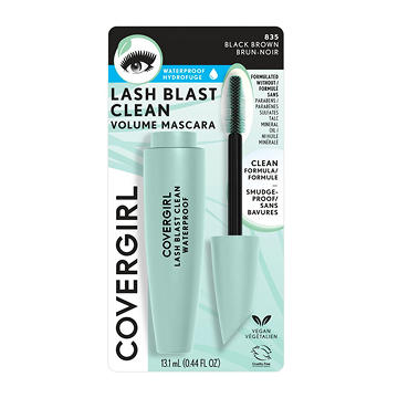 Covergirl Lash Blast Clean Mascara Black Brown Waterproof 835