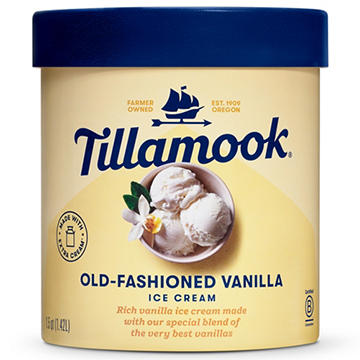 Tillamook Old Fashioned Vanilla Ice Cream