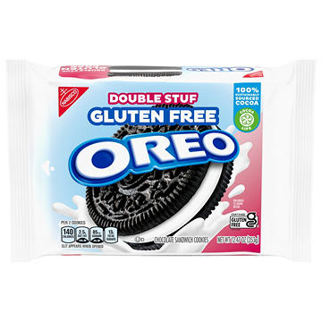 OREO Gluten Free Double Stuff Chocolate Sandwich Cookies