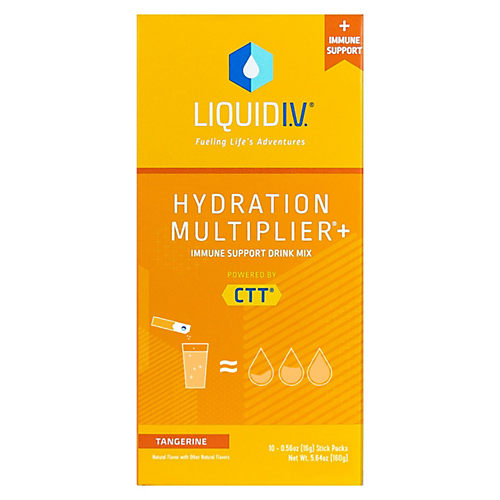 Liquid I.V. Hydration Multiplier Immune Support Drink Mix Tangerine Packets