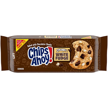 Chips Ahoy! Chunky White Fudge Chocolate Chunk Cookies Family Size