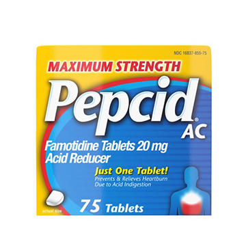 Pepcid AC Maximum Strength Acid Reducer Tablets - 20mg