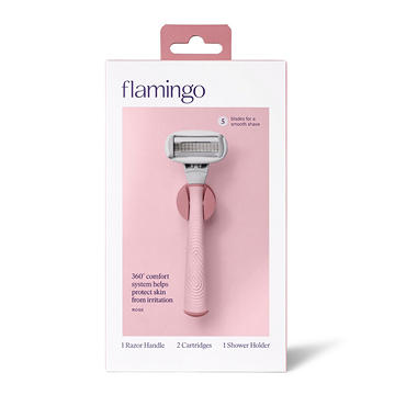 Flamingo Women’s 5 Blade Razor - Rose