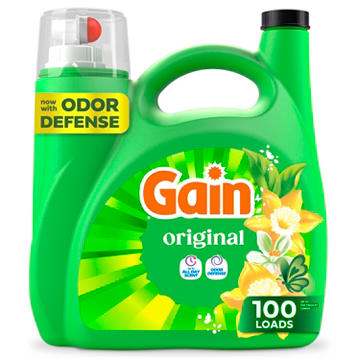 Gain Liquid Laundry Detergent, 100 Loads - Original