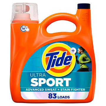 Tide Ultra Sport Liquid Laundry Detergent, 83 Loads