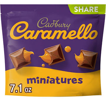 Cadbury Caramello Miniatures Milk Chocolate Caramel Candy - Share Pack