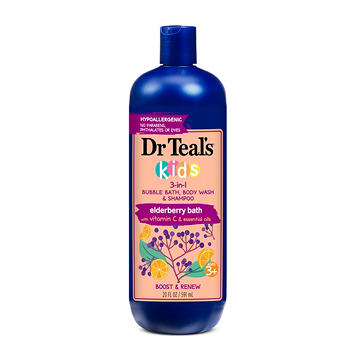 Dr Teal's Kids 3-in-1 Elderberry Bath with Vitamin C & Essential Oils