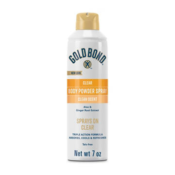 Gold Bond No Mess Clear Body Powder Spray