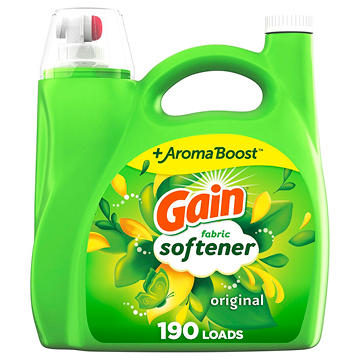 Gain Liquid Fabric Softener, 190 Loads - Original Scent