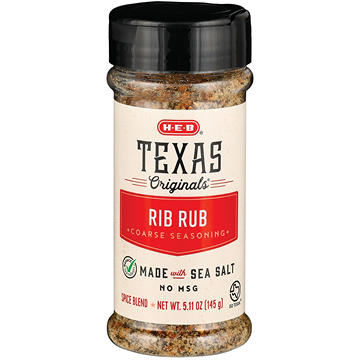 H-E-B Texas Originals Rib Rub Coarse Seasoning Spice Blend