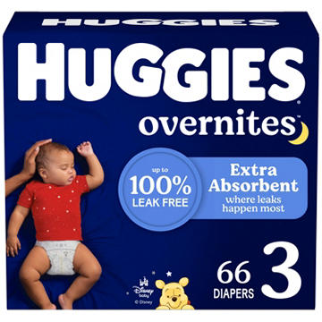 Huggies Overnites Nighttime Baby Diapers - Size 3