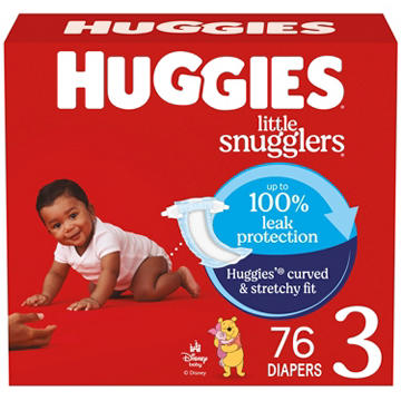 Huggies Little Snugglers Baby Diapers - Size 3