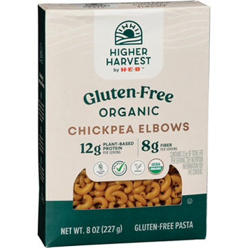 Higher Harvest by H-E-B Gluten Free Organic 12g Protein Chickpea Elbows Pasta Noodles
