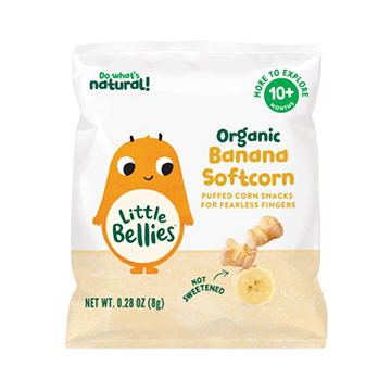 Little Bellies Organic Banana Softcorn Snack
