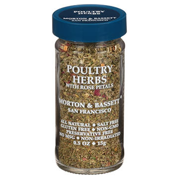 Morton & Bassett Poultry Herbs with Rose Petals