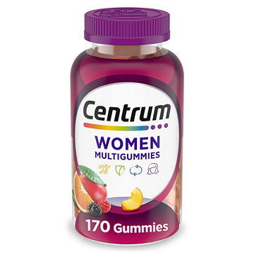 Centrum MultiGummies Gummy Multivitamin for Women, Multivitamin/Multimineral Supplement with Vitamin D3, B Vitamins and Antioxidants, Assorted Fruit Flavor
