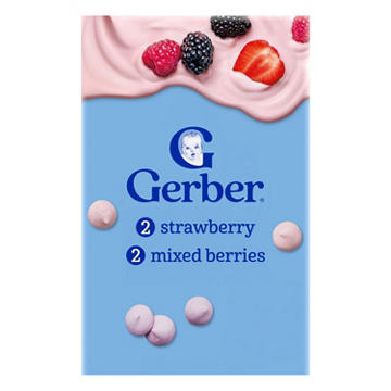 Gerber Yogurt Melts Variety Pack - Strawberry & Mixed Berries