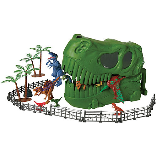 Dino Valley Tower Assault 19-Piece Play Set