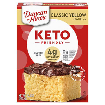 Duncan Hines Keto Friendly Gluten Free Classic Yellow Cake Mix