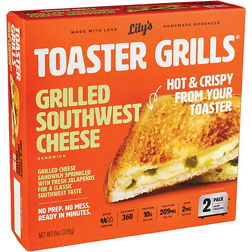 Lily's Toaster Grills Frozen American Cheese - 6.8oz : Target