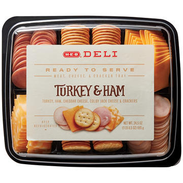 H-E-B Deli Party Tray - Turkey & Ham