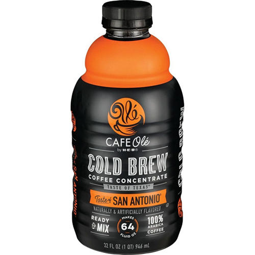 CAFE Olé by H-E-B Cold Brew Coffee Concentrate - Taste of San Antonio, 32 oz