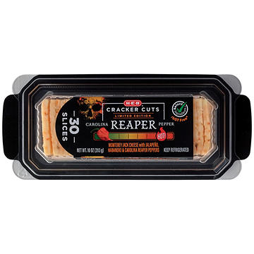 H-E-B Carolina Reaper Pepper Monterey Jack Cracker Cut Cheese