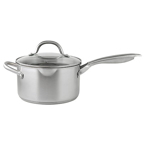 Calphalon Select Stainless Steel 3.5 QT Saucepan - Shop Stock Pots & Sauce  Pans at H-E-B
