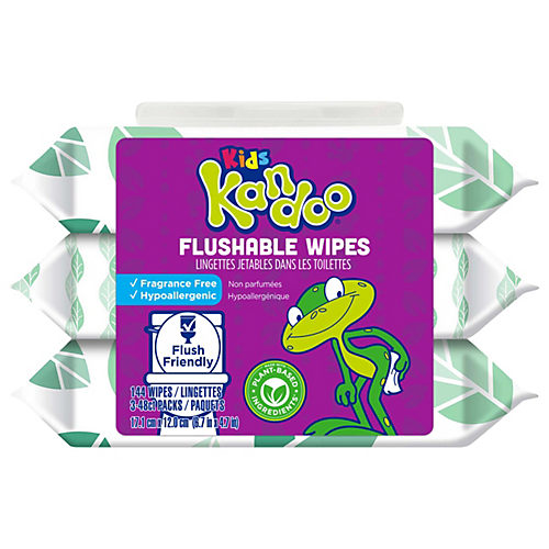 Kandoo Flushable Sensitive Cleansing Wipes - Shop Baby Wipes at H-E-B