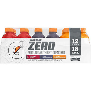 Gatorade Zero Thirst Quencher Variety Pack 18 pk Bottles