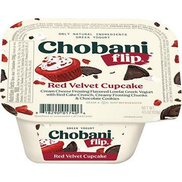 Chobani Flip Low-Fat Red Velvet Cupcake Greek Yogurt