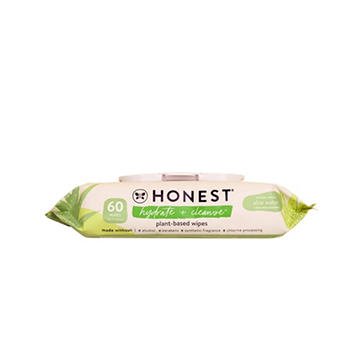 The Honest Company Hydrate & Cleanse Plant Based Wipes - Aloe & Cucumber