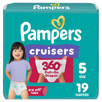Pampers Cruisers 360 Diapers - Size 5