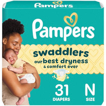 Pampers Swaddlers Baby Diapers - Newborn