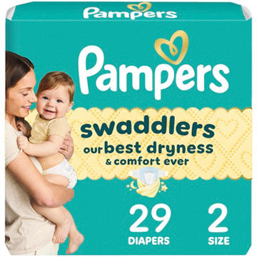 Pampers Swaddlers Baby Diapers - Size 2