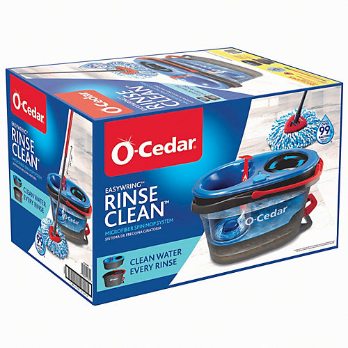 O-Cedar EasyWring Rinse Clean Microfiber Spin Mop System - Shop Mops at  H-E-B