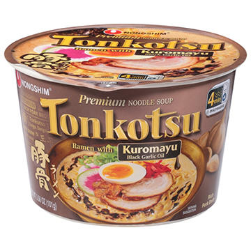 Nongshim Tonkotsu Kuromayu Big Bowl Noodle Soup