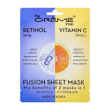 The Crème Shop Retinol & Vitamin C Fusion Sheet Mask