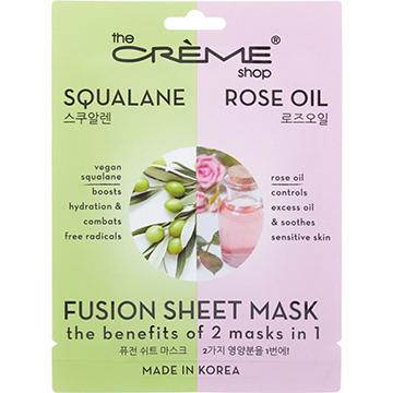 The Crème Shop Squalane & Rose Oil Face Sheet Mask